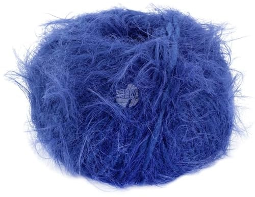 LANA GROSSA Basta| Garn im Fake Fur Look, locker verzwirnt, Franseneffekt& Merinofasern | Handstrickgarn, 50% Schurwolle & 50% Polyamid | 50g Wolle zum Stricken& Häkeln | 100m Garn FB 21
