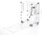 Mini ITX Case, Mini PC Case with 6 Sided Hollow, Side Transparent Door, ITX Computer Gaming Case, Small Form Factor PC Case (Transparent)