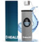 Botella Cristal 1L – Vidrio Borosilicato Reutilizable con Funda de Neopreno y Tapón de Acero Inoxidable – Sin BPA, Apta para Té, Café y Agua Fría – Ideal para Oficina y Escritorio