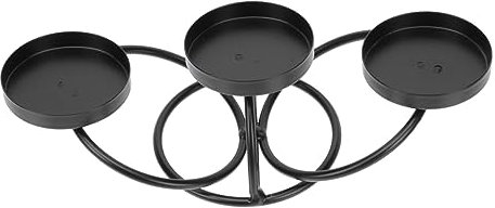 LIFKICH Iron Candlestick Retro Candle Holders Glass Cups for Tea Light Candles for Home Decor Accessories Living Made of Material for Tabletop Adornment