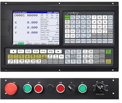 AMEHRU Fräsmaschine CNC-Controller 4-Achsen-SPS-Steuerung CNC-Kit for Fräsmaschine(B Panel)