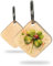 Rienco - Porte-clés trèfle à quatre feuilles avec coccinelle porte-bonheur - Pendentif en bois d'érable artisanal - Cadeau porte chance pour maison, voiture, bureau - Pendentif naturel pour homme et