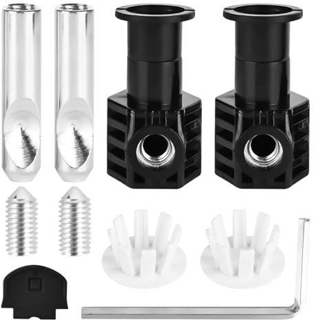Kit de fixation de WC, kit de raccordement pour siège de WC, fixation par le haut, pour toilettes suspendues au mur, facile à installer