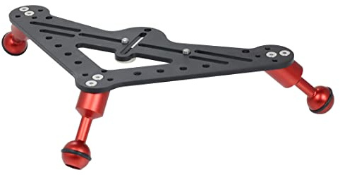 CS PRIORITY Subacquea Triangolo Gimbal Tray Dual Handle Stabilizzatore per DSLR Action Camera (versione A)