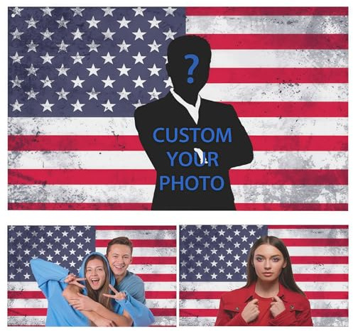 Bandiera personalizzata americana,90x150cm,Bandiera personalizzata con foto,Diverse dimensioni e Sfondo,Design divertente per camere da letto,club, concerti,bar,decorazione da parete-Nera