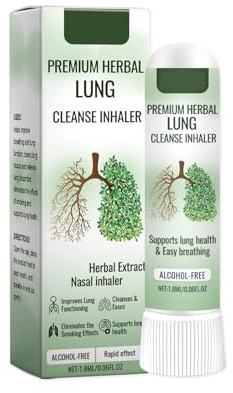 Lung Cleanse,Inhalateur de Nettoyage Pulmonaire,pour une meilleure santé respiratoire,1.8ml