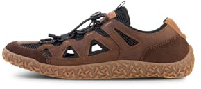 camel active Herren Low-Top Sneaker, Männer Halbschuhe,Wechselfußbett,Turnschuhe,Laufschuhe,schnürschuhe,schnürer,Cafe,43 EU