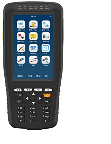 LLAWQSM Testeur de fibre optique, TM600 VDSL2 Testeur (ADSL2 + / OPM VFL TDR) Fonction complète