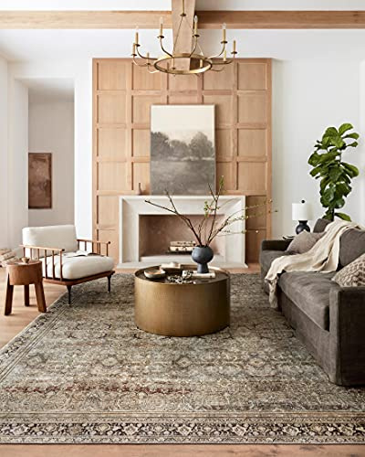 Loloi Layla Olive/Charcoal 7'-6 x 9'-6 Area Rug