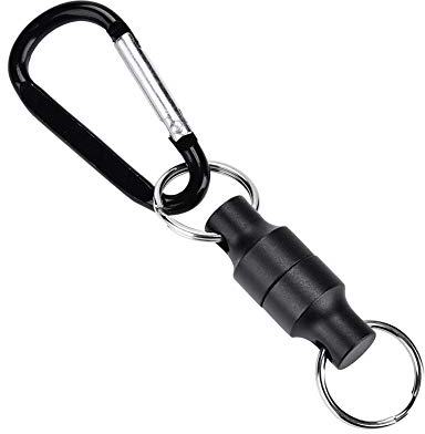 MAGT Hook Fishing Magnet Fishing Strongest Magnetic Clip Release Magnetic Hanging Holder Carabiners Aluminum Unique Keychain Hook Magnet Buckle for Fly Fishing