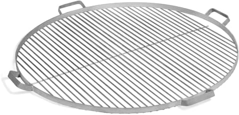 Cookking - Grille de Cuisson en Acier INOX de 60 cm à 80 cm de diamètre avec 4 poignées à Poser sur brasero - Ø 80 cm