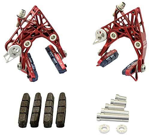 KCNC CB3 Road Angle Bremsen Set (vorne + hinten), rot, CB3-R, SK2292