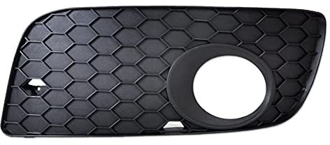 Rejilla de ventilación de parachoques delantero,Rejilla de la Luz Antiniebla Delantera del Vehículo Parrilla delantera de coche Compatible con Go=lf 5 GTI 2005-2009 para 1K0853666P