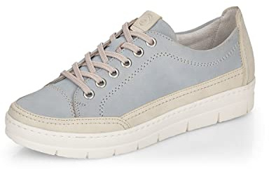 Remonte Damen Low-Top Sneaker D5822, Frauen Halbschuhe,lose Einlage,Lady,Ladies,Halbschuhe,straßenschuhe,Strassenschuhe,blau Kombi,39 EU / 6 UK