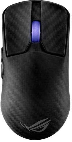 ROG Harpe Ace Extreme Wireless Gaming Mouse, ROG Aimpoint Sensor, 42,000 DPI Sensor, Trimode Connectivity, Five Programmable Buttons with Aim Lab Settings Optimizer, Ultra Light 47g, Black