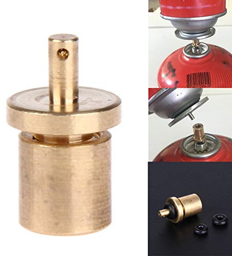 U-K Gas Refill Adapter, Gas Cylinder Accessories Set, Gold, Excellent Quality and Popular, Deft and Professional