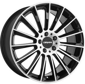 CARMANI 8x19 5-112 ET38 MT66,6 black polish Fritz