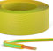 hb-digital 40m 6mm2 cavo di messa a terra H07V-K 1x6mm² filo flessibile in rame a trefoli unipolare per impianti fotovoltaici cavo di cablaggio cavo di messa a terra in PVC cavo sottile verde-giallo