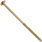 AERZETIX - C67450 - Lot de 50 Vis à bois Ø5x120mm à tête large bombée - à empreinte étoile Т25 - en acier zingué - menuiserie, contreplaqués, agglomérés, mélaminés