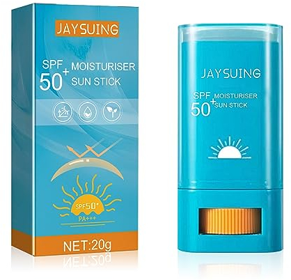 Sunscreen stick,Moisturiser Sun Stick,invisible sun care stick SPF 50,sonnencreme gesicht fest,Waterproof,Nicht Fettend, Einfach Anzuwendend Sonnenschutz,Face Sunscreen for All Skin Types(1pcs)