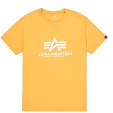 Alpha Industries Basic T-Shirt für Herren Tangerine