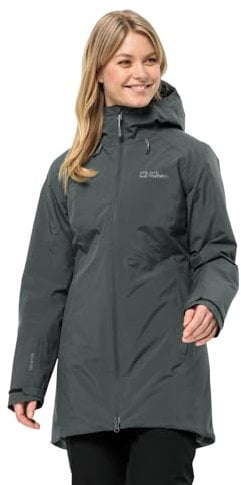 Jack Wolfskin Damen Heidelstein Ins Jkt W, Slate Green, XS EU