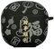 Compatible with Honor Earbuds X6 Case, Black Get Rich Good Luck Pattern Case for Honor Earbuds X6 Earbuds Case for Men Teens Boys Women Case with Keychain Accessories