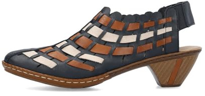 Rieker Sina 46778 Ladies' Basic Casual Shoes 3.5 UK Pacific/Nude