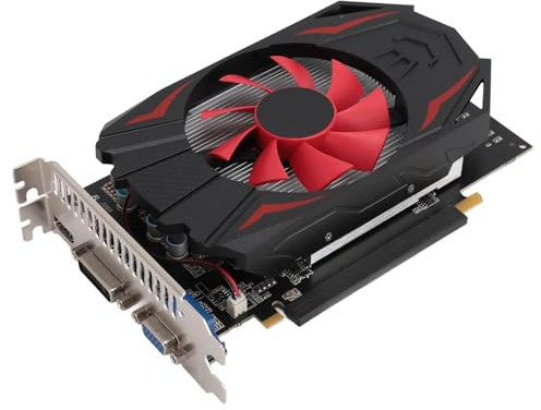 Zunate GTX1050 Gaming Grafikkarte, 2 GB DDR5, 928 MHz, PCI Express 2.0 16X Steckplatz, 128 Bit PCIE Grafikkarte mit Lüfter