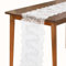 3 Stück Tischläufer Spitze Hochzeit Esstisch 34,9 x 297,6 cm Weiß Tischdecke Weiss Vintage Hochzeitstischdecke Tischband Klassische Outdoor Geburtstagsparty Makramee Tischläufer Ostern