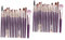 MAGICLULU 30 Stk Kosmetikpinsel Make-up Pinsel Make-up-pinsel Für Die Frau Puderpinsel Professioneller Make-up-pinsel Tragbar Violett Concealer Pinsel