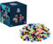 Plus-Plus 3974 Geniales Konstruktionsspielzeug, Farbmix Glow, Kreativ-Bausteine, nachtleuchtendes Bausteinset, 600 Teile, Nachtleuchtend