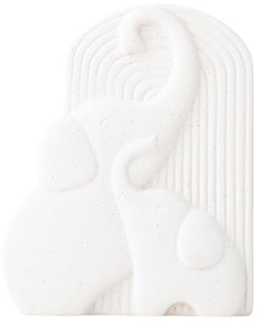 Elefantenvase, Elefantenförmige Vase, Elefanten-Keramikvase, Elefantenvase, Elefanten-Vase, Keramik-Blumentopf, Pflanzgefäß, Pflanzgefäß, gut für Gartendekoration
