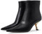 Tronchetto Michael Kors In Pelle Nero Con Tacco A Rocchetto