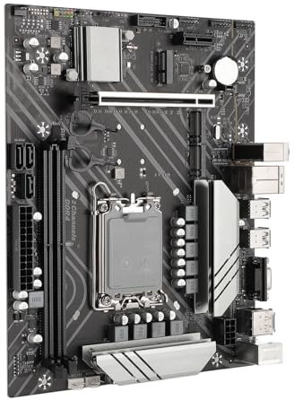 La Placa Base B760M4 DDR4 Admite Procesadores 12.º 13., LGA 1700, PCIe 4.0, Ranura Dual M.2, LAN de 1000 Mbps, USB3.2 Gen1, HDMI/VGA