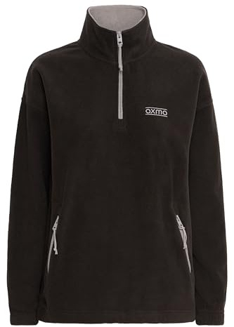OXMO OXMatsine Damen Pullover Troyer Fleecepullover