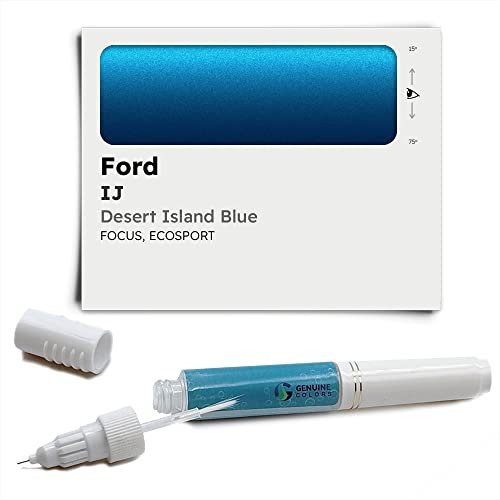 Genuine Colors Lackstift Desert Island Blue IJ für Ford Blau Focus ECOSPORT