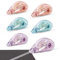 6 Pcs Colle Scrapbooking, Roller Colle Ruban Adhésif Double Face, Souris Colle Roller, Scotch Double Face scrapbooking, Colle Roller pour Scrapbooking, Album Photo, Cartes, Journal, 6mm x 6 m