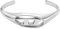 Diesel Herren Oval D Logo Silberfarbenes Edelstahl Armband, DX1597040