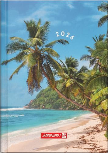 BRUNNEN Taschenkalender Mod. 731 '26 „Beach“ | A6, Papier