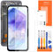 6.6 Incell Schermo per Samsung A55 5G LCD Display per Galaxy A55 5G A556 SM-A556B LCD Schermo Touch Screen Assembly con Riparazione Strumenti (Nero con Telaio, Non Supporta Impronte Digitali)