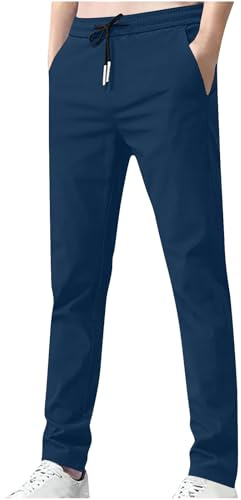 Mrat Pantalon cargo pour homme Pantalon de travail décontracté Pantalon de combat avec plusieurs poches Taille élastique Jambe droite Pantalon de sport Fitness Joggers Coupe ajustée Bas pour camping