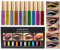 BEAUTY GLAZED 10-teiliges Set Shimmer Eyeliner Smoky Long Lasting Glitter Liquid Eyeliner Flüssig Glitter Waterproof Liquid Eye Liner