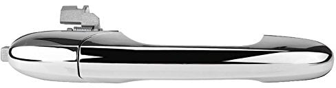 Keenso Left-Hand Drive Exterior Outside Door Handle, Front Driver Side Left Side Front Right Passenger Side Exterior Door Handle Chrome(Right Driver Side Handle)