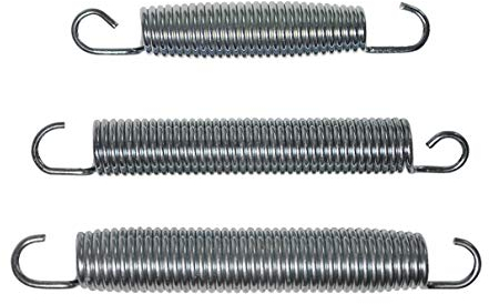 Helo Trampolinfeder mit 165 mm Länge, Spiralfedern aus rostfreiem Edelstahl, Sprungfedern für Trampoline verschiedener Hersteller und Durchmesser