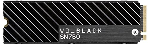 SanDisk WD Black SN750 NVMe SSD WDBGMP5000ANC - SSD - 500 GB - Interno - M.2 2280 - PCI Express 3.0 x4 (NVMe) - dissipatore Termico Integrato