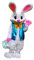 Osterhasen-Maskottchen-Kostüm, Kaninchen, Cartoon-Kostüm, Partykleid, Performance-Anzug für