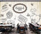 Papel pintado para cocina personalizada Café fresco para cafetería Bar Restaurante Pastelería Decoración de la pared posterior Papel tapiz no tejido Papel tapiz 3D Decoración-200cm×140cm