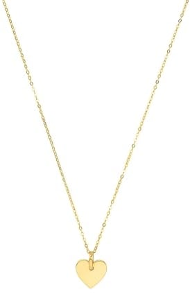 Amor Kette mit Anhänger Damen Halsschmuck, 42 cm, Gold, Herz, Kommt in Schmuck Geschenk Box, 2026018