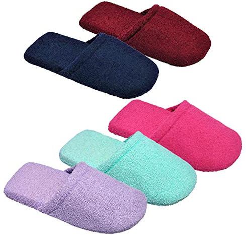 MATTIOLI Pantofole casa in Spugna Donna e Uomo Made in Italy Soffice Lilla 36/40